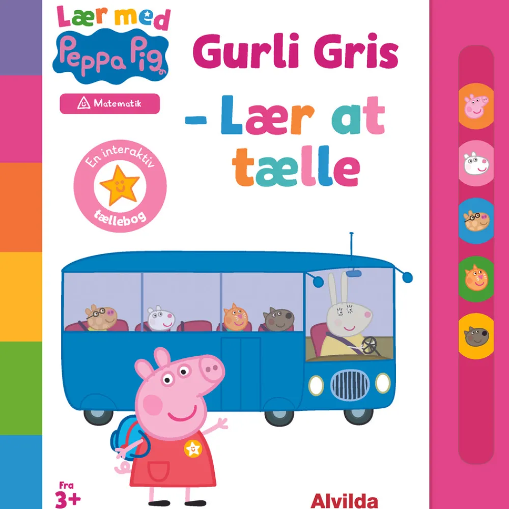 Alvilda Lær med Gurli Gris - Gurli Gris - Lær at tælle-Børn Børnebøger