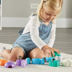 LEARNING Lær om tal og farver - Aktivitetssæt m. polardyr- Aktivitetslegetøj