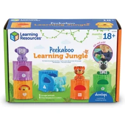 LEARNING Lær om tal og farver - junglens dyr- Aktivitetslegetøj