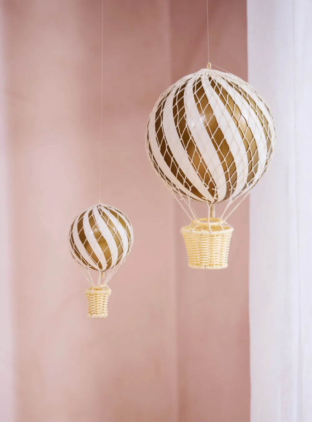 Filibabba Luftballon - Gylden 10 cm-Børn Uroer