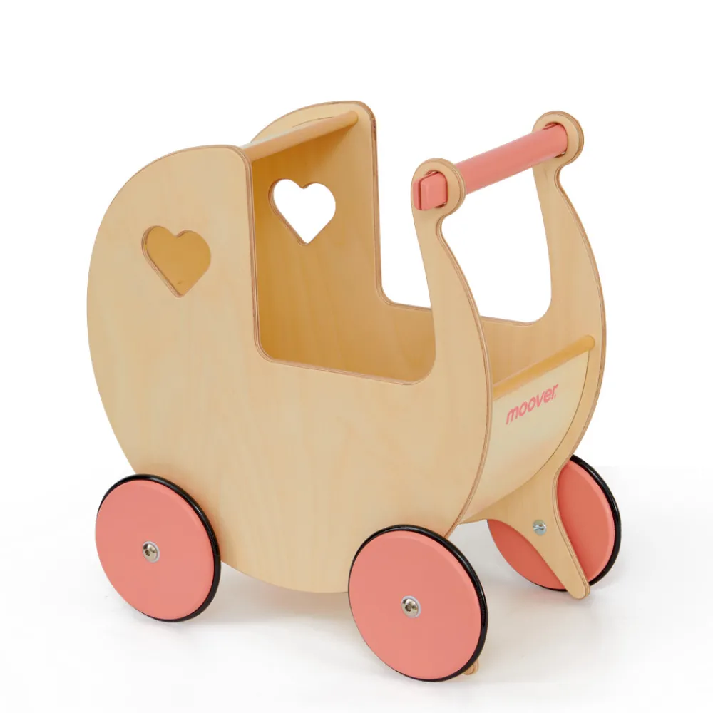 Moover Toys Luksus dukkevogn naturlig- Dukkevogne & Senge