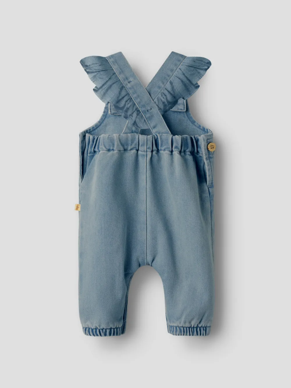 Lil' Atelier Lulia Denim Overall - Medium blue denim- Smækbukser & Buksedragter