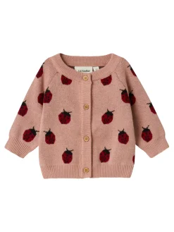 Lil' Atelier Lulio Cardigan - Misty rose- Cardigans, Veste & Trøjer