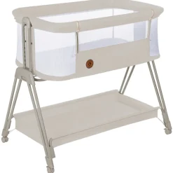 Lionelo Luna vugge - beige-Børn Side By Side Senge