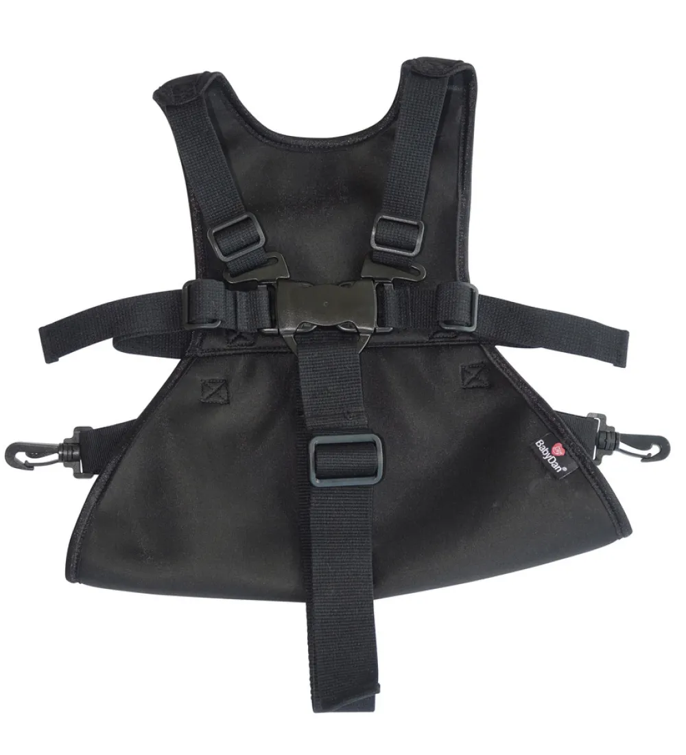 BabyDan Lux selen, sort åndbar- Barnevognsseler