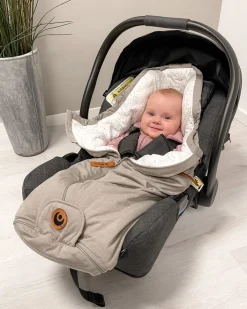 Easygrow Lyng kørepose til autostol - Grey- Køreposer Til Autostol