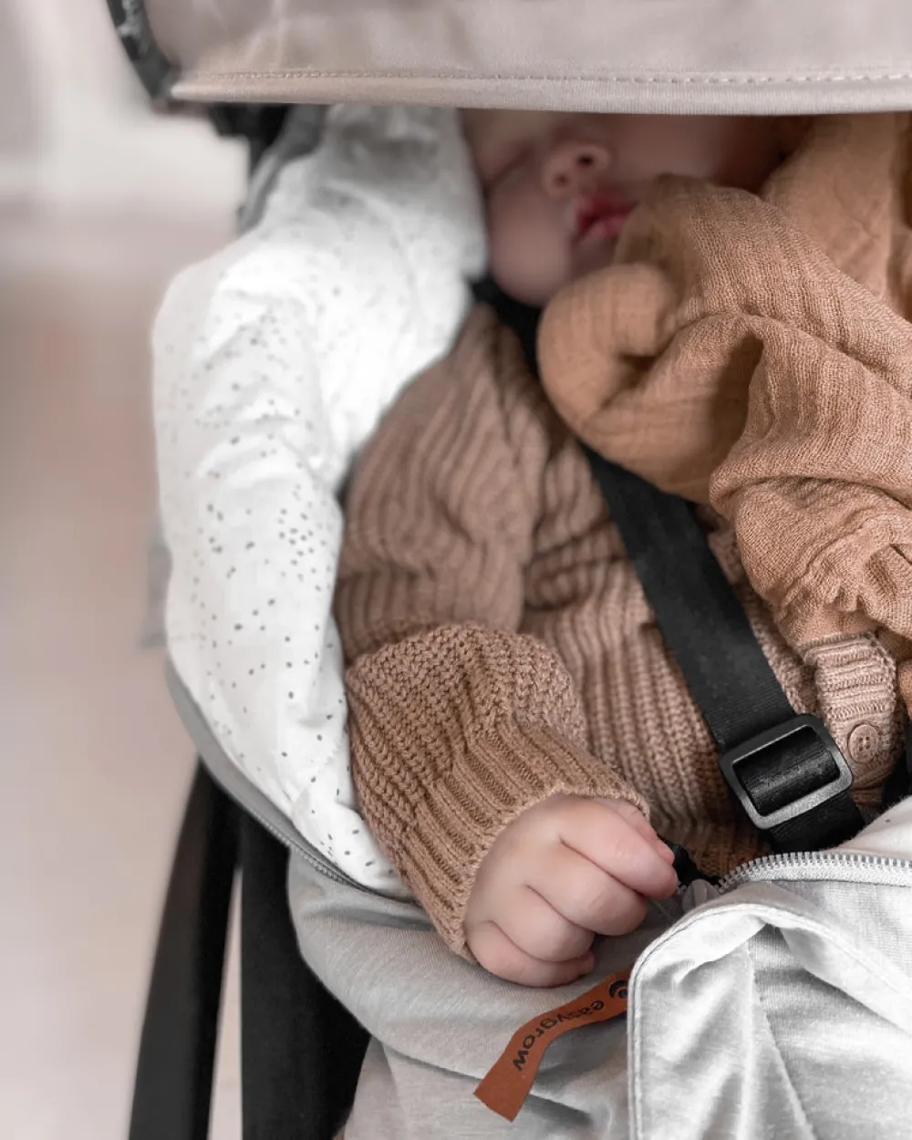 Easygrow LYNG Køreposen - grey- Køreposer