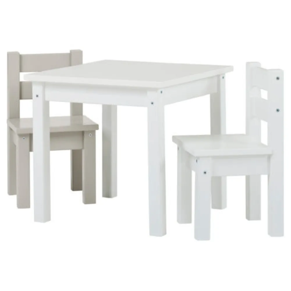 Hoppekids Mads Børnebord - hvid-Børn Børneborde & Stole