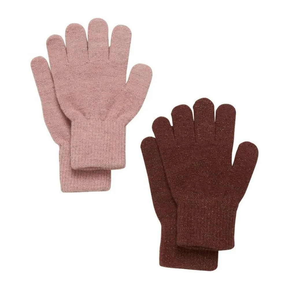 CeLaVi Magic glitter handsker 2-pak - 645- Luffer & Vanter|Uldhuer, Uldvanter & Uldfutter