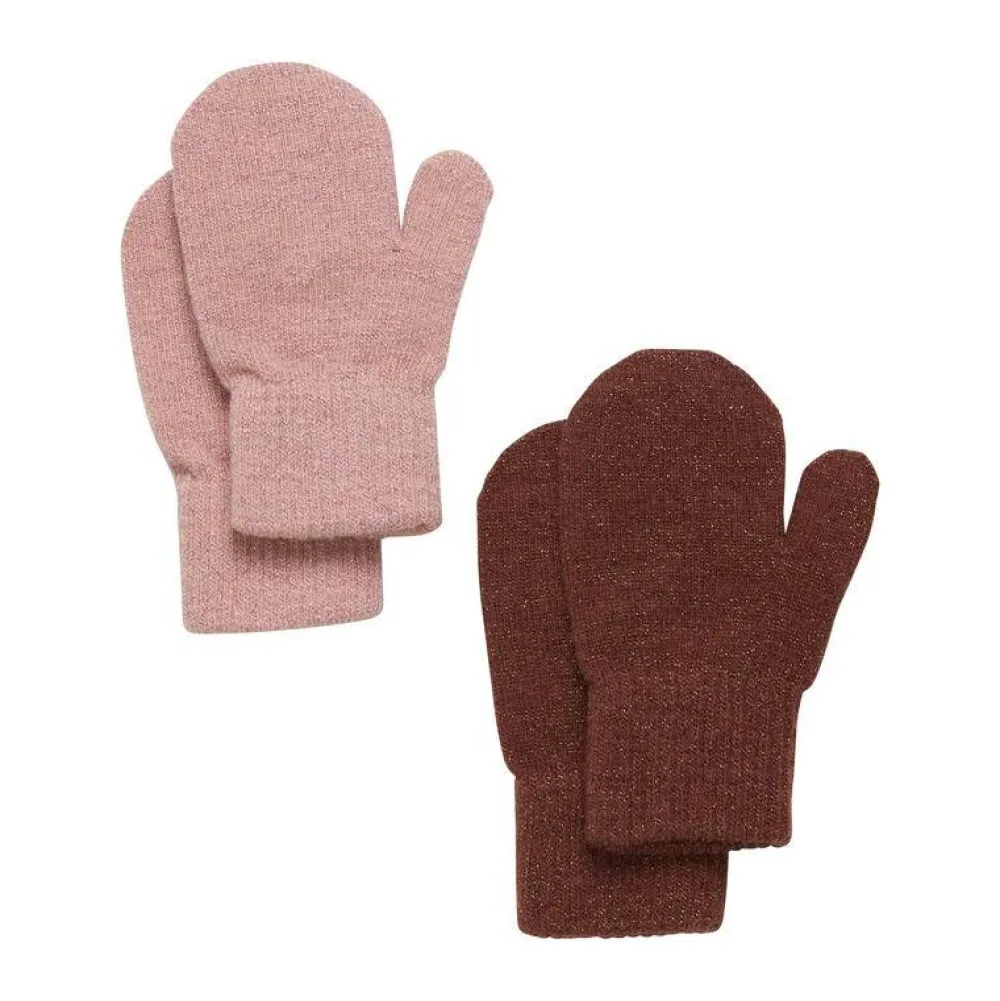 CeLaVi Magic glitter vanter 2-pak - 454- Luffer & Vanter|Uldhuer, Uldvanter & Uldfutter