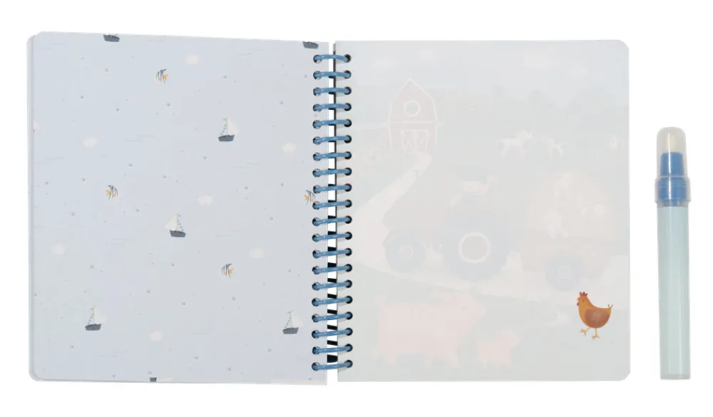 Little Dutch Magisk vandmalebog - Jim & Friends- Aktivitets- & Malebøger