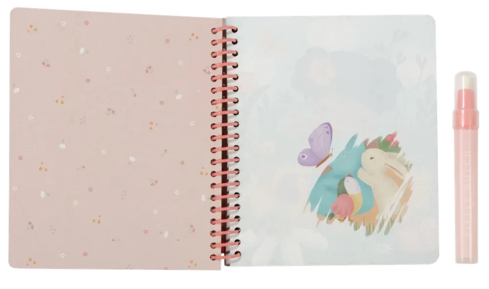 Little Dutch Magisk vandmalebog - Rosa & Friends- Aktivitets- & Malebøger