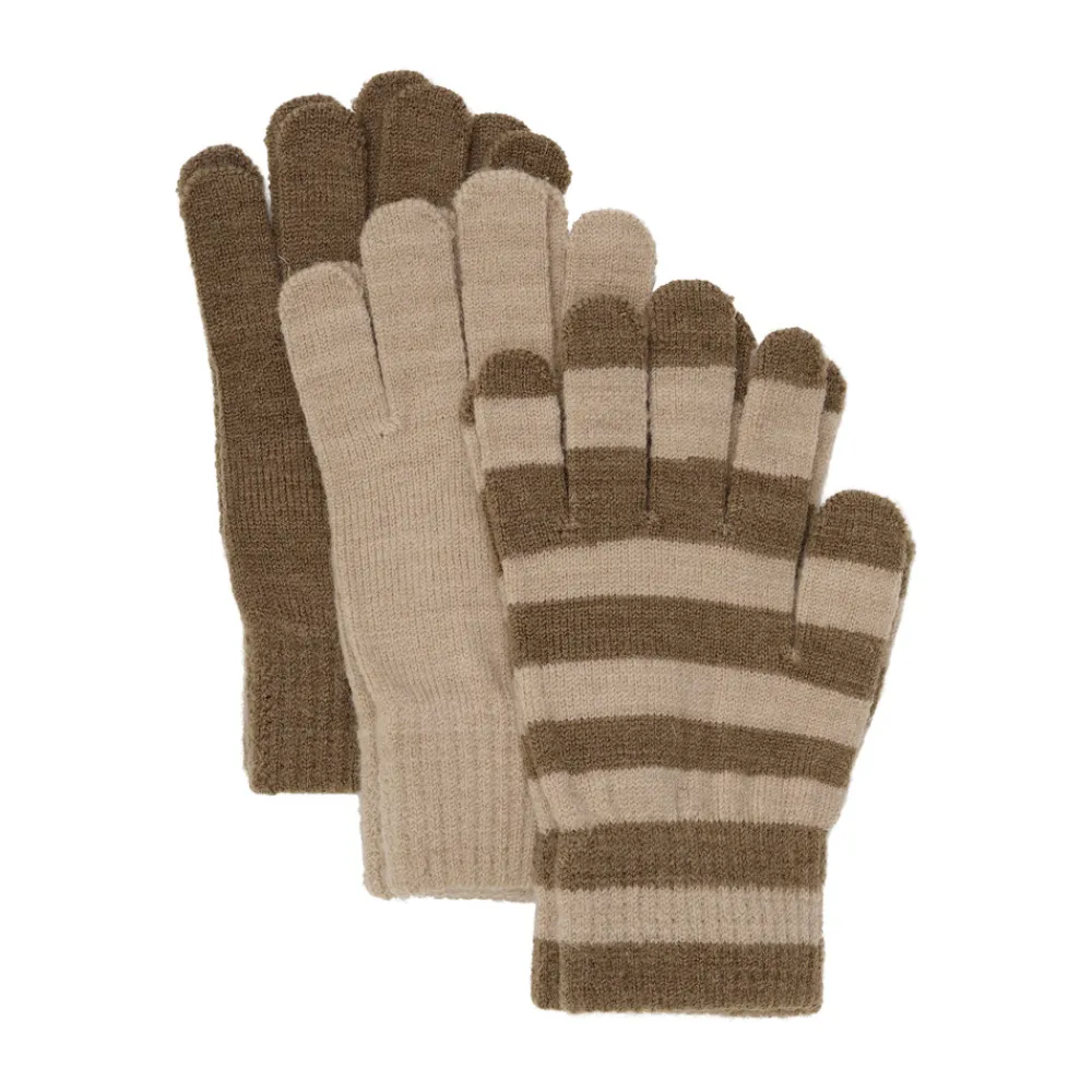 Minymo Magiske Strik Handsker 3-pak - 9017- Luffer & Vanter