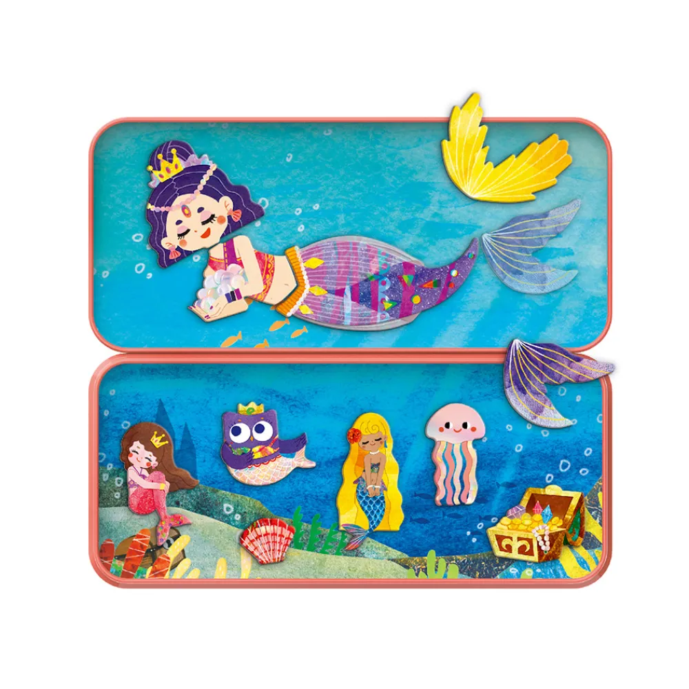 MIEREDU Magnetisk rejsesæt - Havfrue- Magnetlegesæt