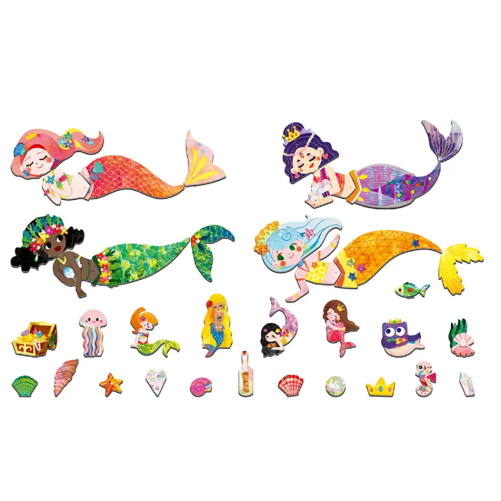 MIEREDU Magnetisk rejsesæt - Havfrue- Magnetlegesæt