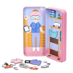 MIEREDU Magnetisk rejsesæt - Sundhedsarbejder- Magnetlegesæt