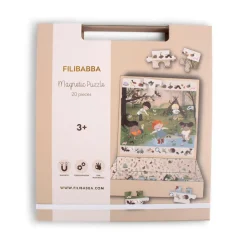 Filibabba Magnetisk spil - Puslespil "Eventyr i skoven"- Magnetlegesæt