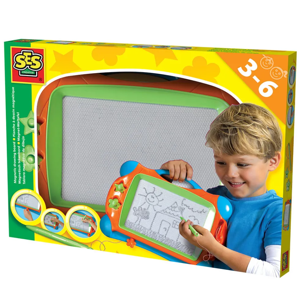 Ses Creative Magnetisk tegnebræt- Magnetlegesæt