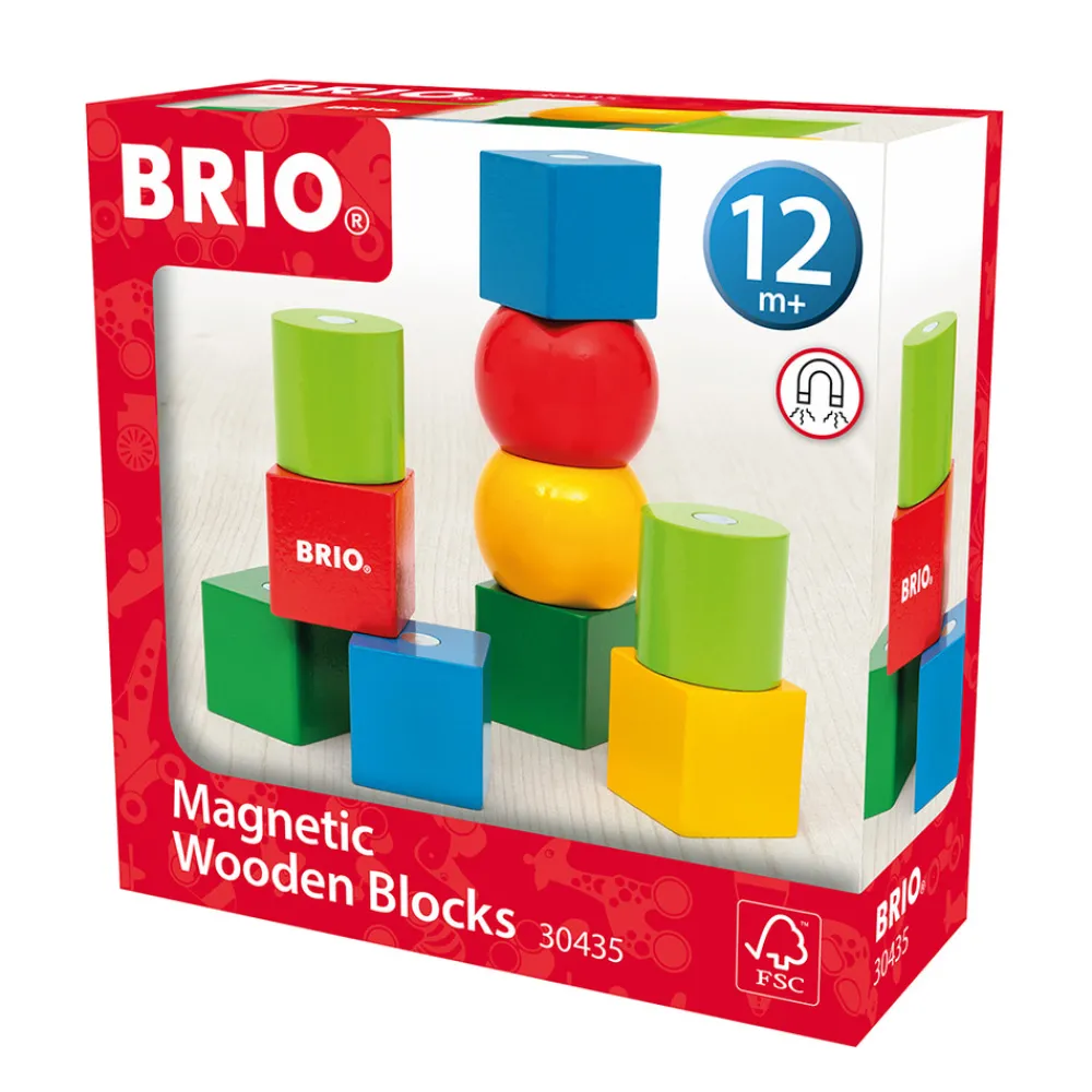 Brio Magnetiske træklodser - FSC®- Træklodser
