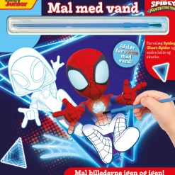 Alvilda Mal med vand - Disney - Marvel – Spidey- Aktivitets- & Malebøger