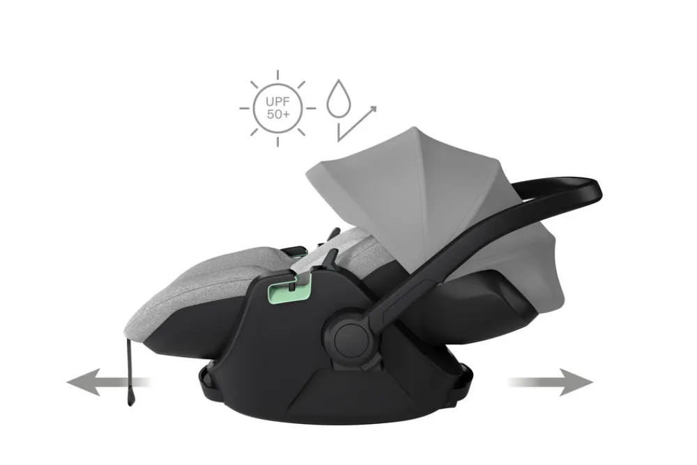 Thule Maple - Light Grey- Autostole 40-87 Cm (0-15 Mdr.)