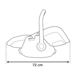 Thule Maple - Light Grey- Autostole 40-87 Cm (0-15 Mdr.)