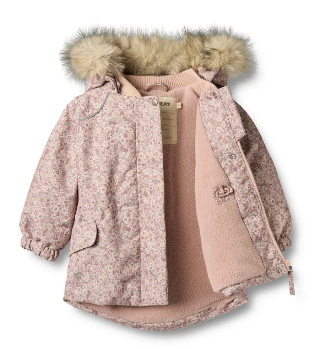 Wheat Mathilde Jakke - Rose dust flowers- Vinterjakker & Bukser