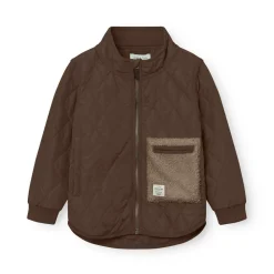 MINI A TURE Matlou Termojakke - Chestnut brown- Termotøj
