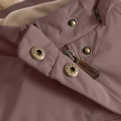 MINI A TURE Matwang Fleeceforet Vinterjakke - Peppercorn plum- Vinterjakker & Bukser