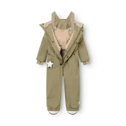 MINI A TURE Matwanni Fleeceforet Flyverdragt - Aloe green- Flyverdragter