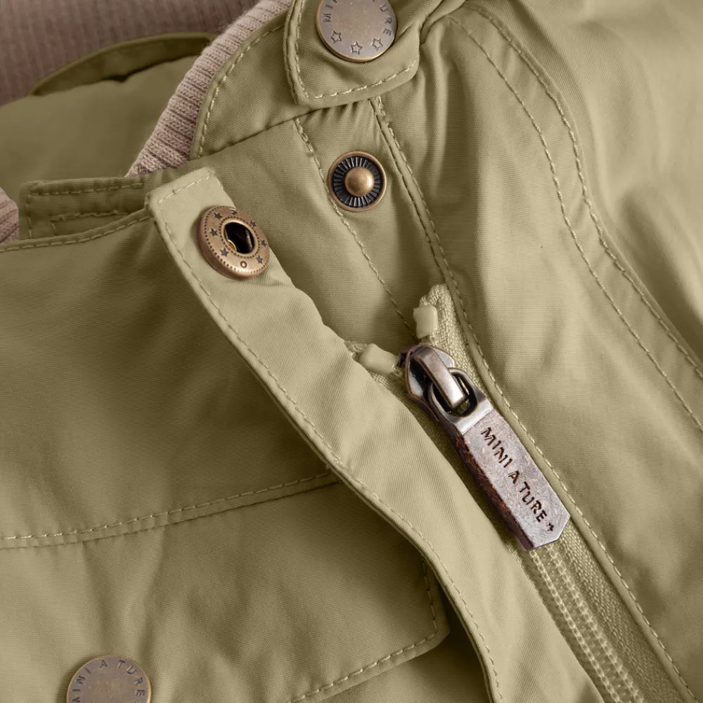 MINI A TURE Matwisti Fleeceforet Flyverdragt - Aloe green- Flyverdragter