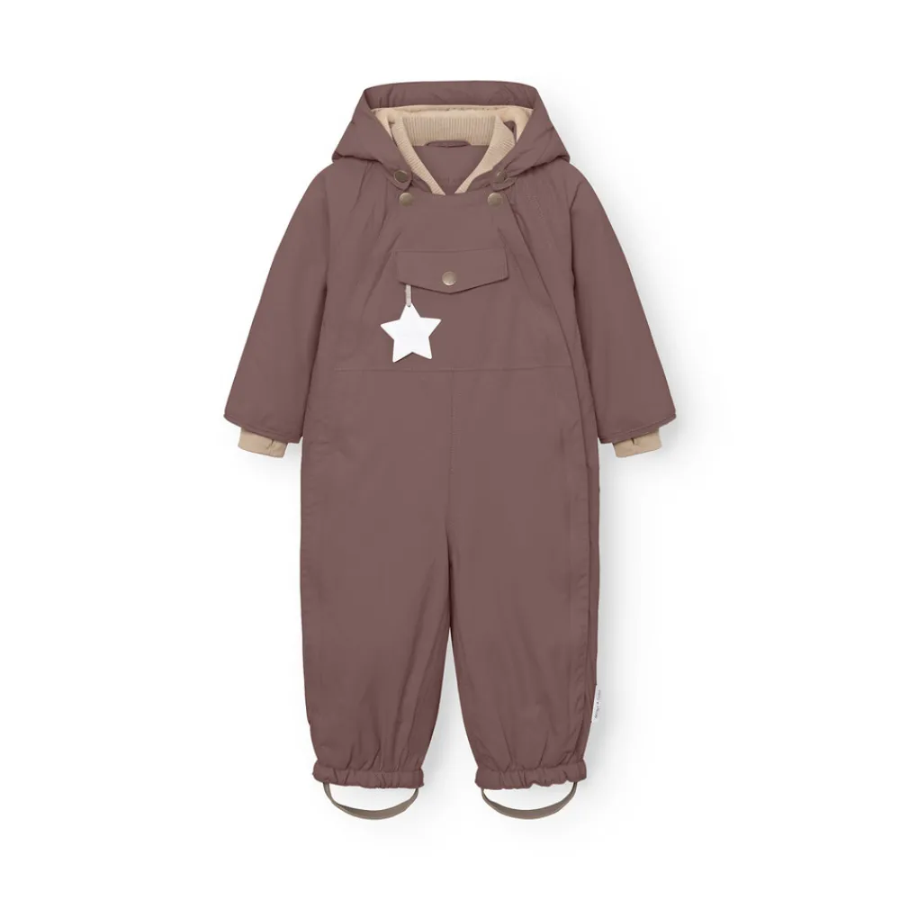 MINI A TURE Matwisti Fleeceforet Flyverdragt - Peppercorn plum- Flyverdragter