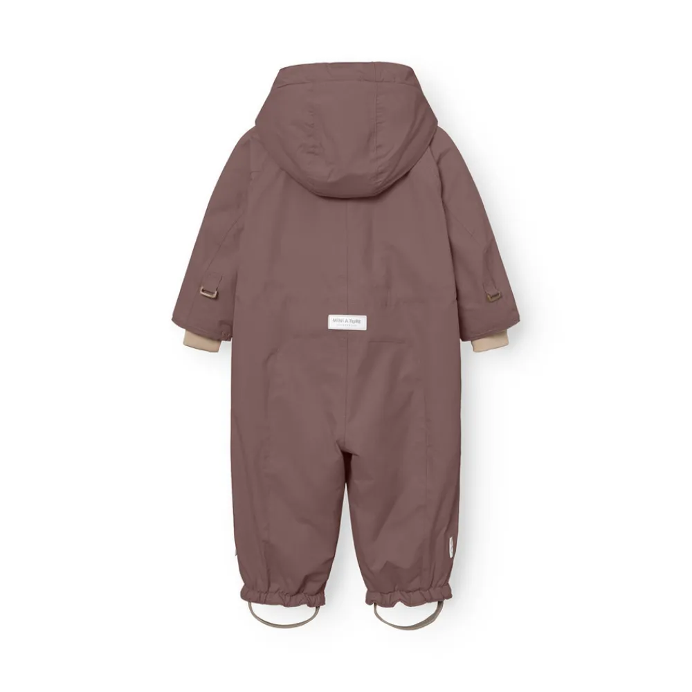 MINI A TURE Matwisti Fleeceforet Flyverdragt - Peppercorn plum- Flyverdragter