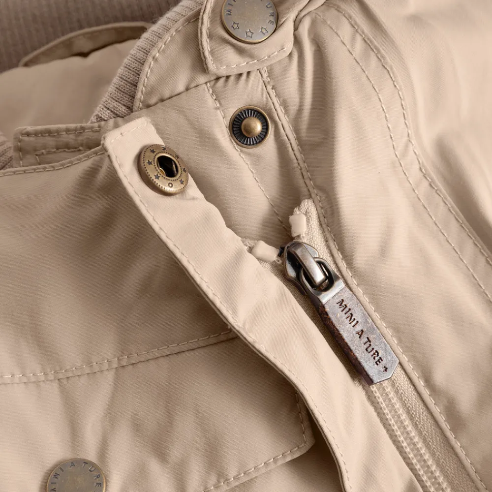 MINI A TURE Matwisti Fleeceforet Flyverdragt - Savannah tan- Flyverdragter