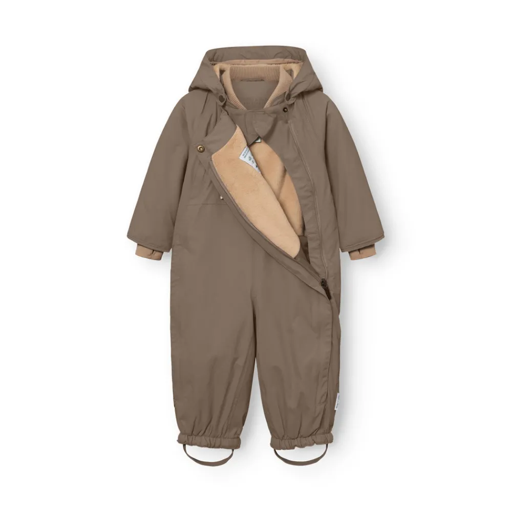 MINI A TURE Matwisti Fleeceforet Flyverdragt - Morel grey- Flyverdragter