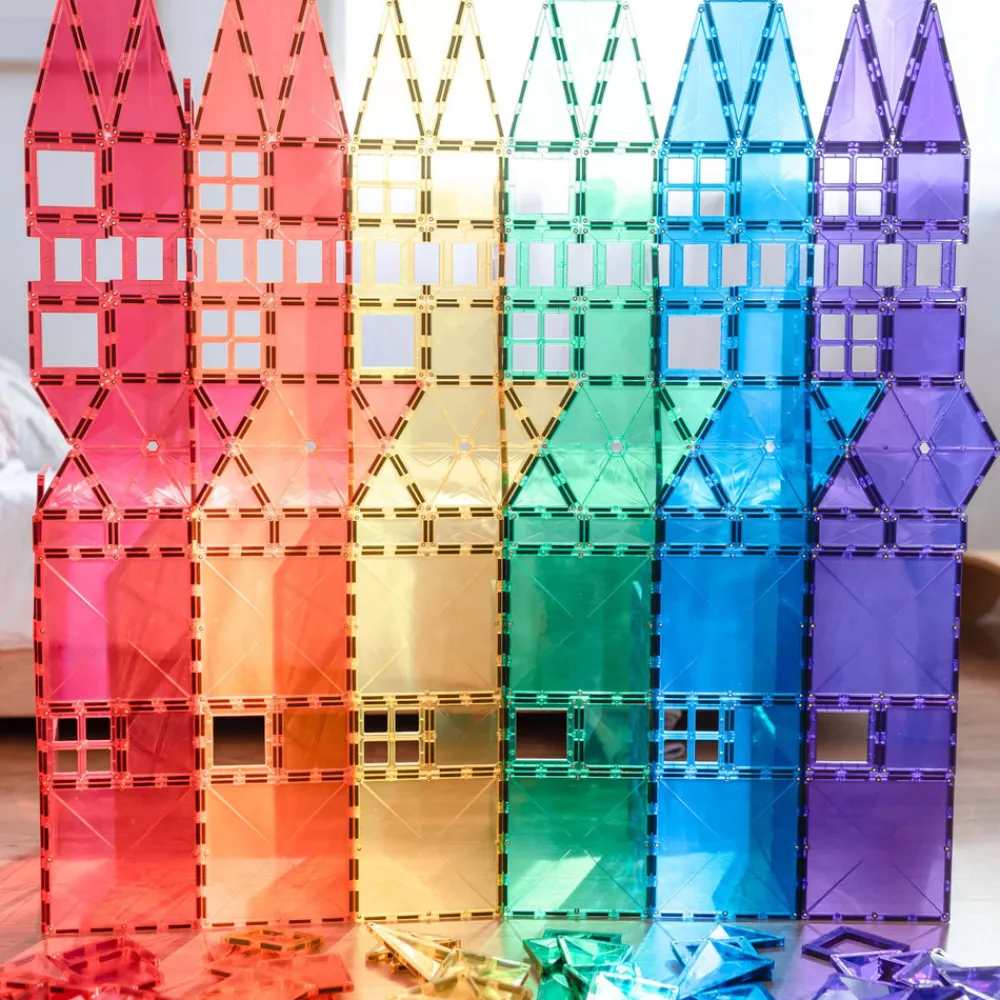 CONNETIX Mega Pack - magnetsæt 212 dele - rainbow- Magnetlegesæt