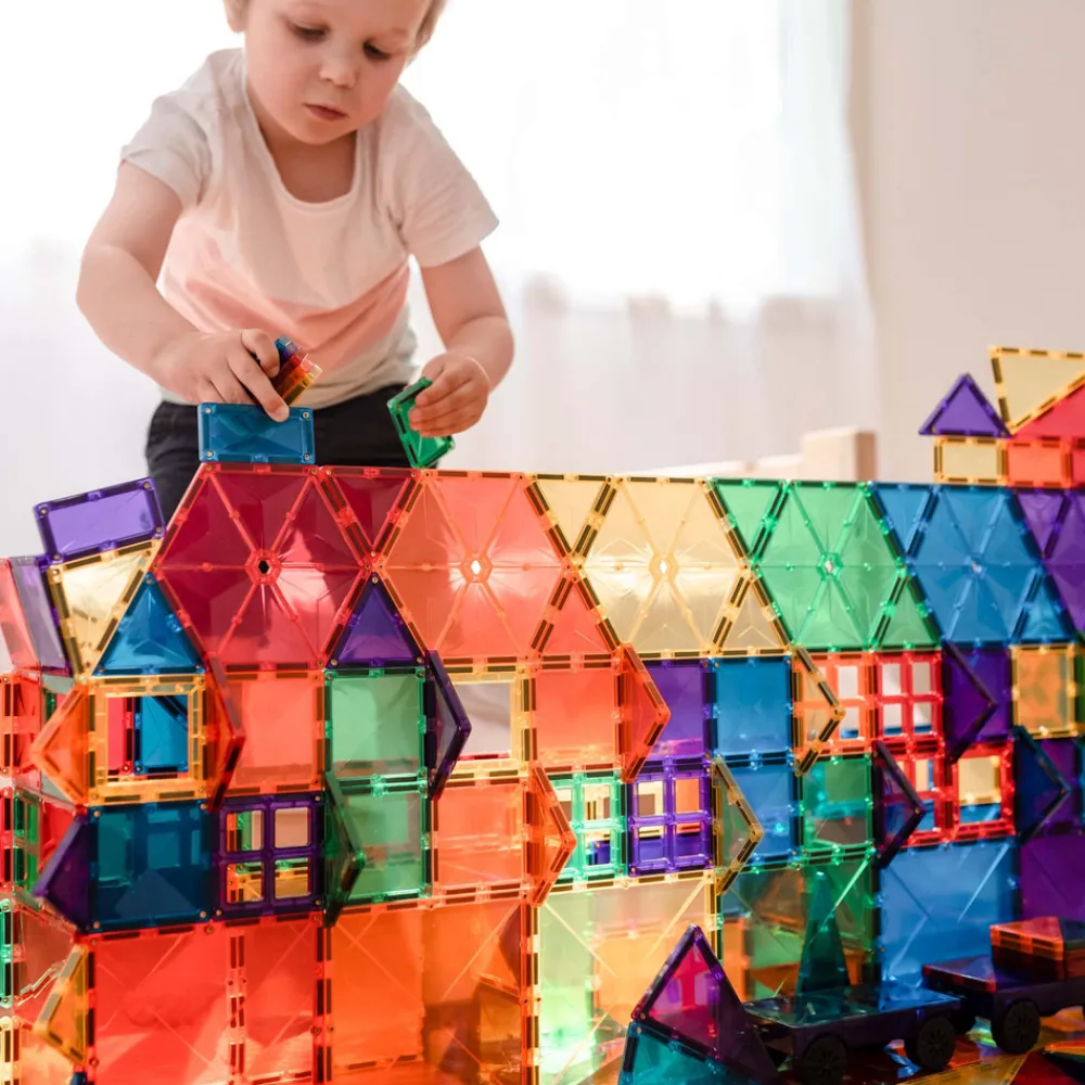 CONNETIX Mega Pack - magnetsæt 212 dele - rainbow- Magnetlegesæt