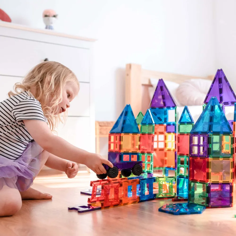 CONNETIX Mega Pack - magnetsæt 212 dele - rainbow- Magnetlegesæt