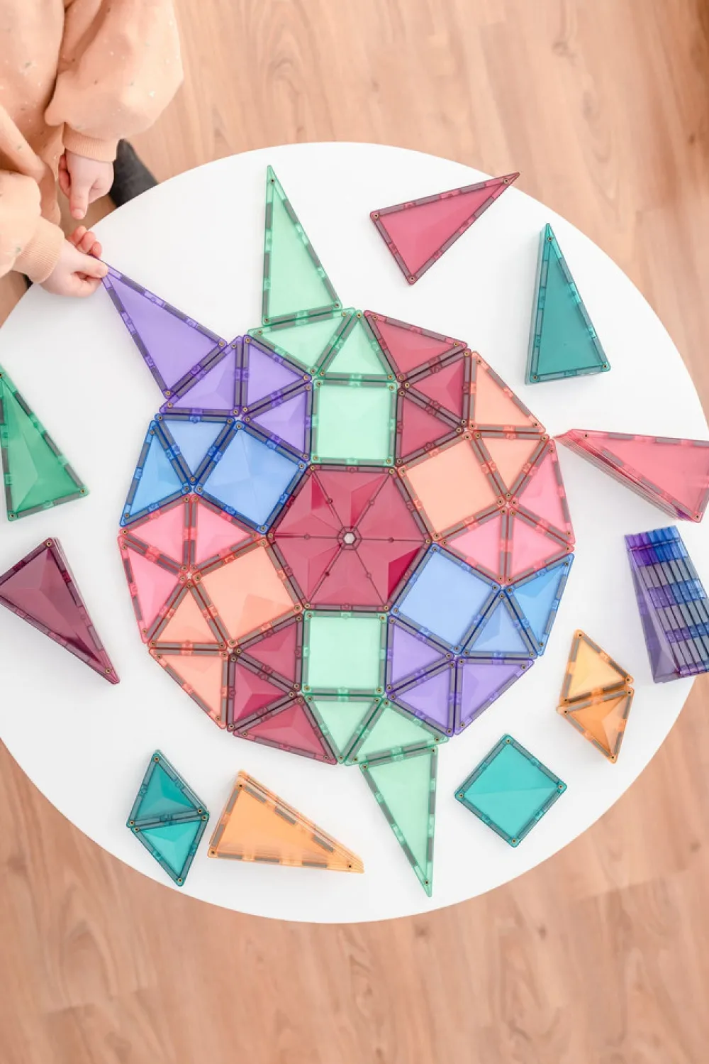 CONNETIX Mega Pack - magnetsæt 202 dele - pastel- Magnetlegesæt