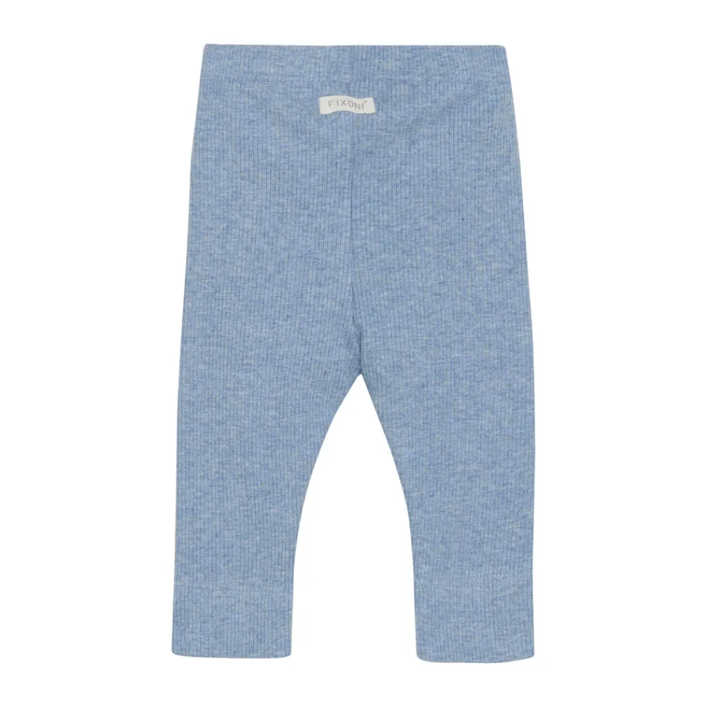 Fixoni Melange Rib Leggings - 7639- Leggings