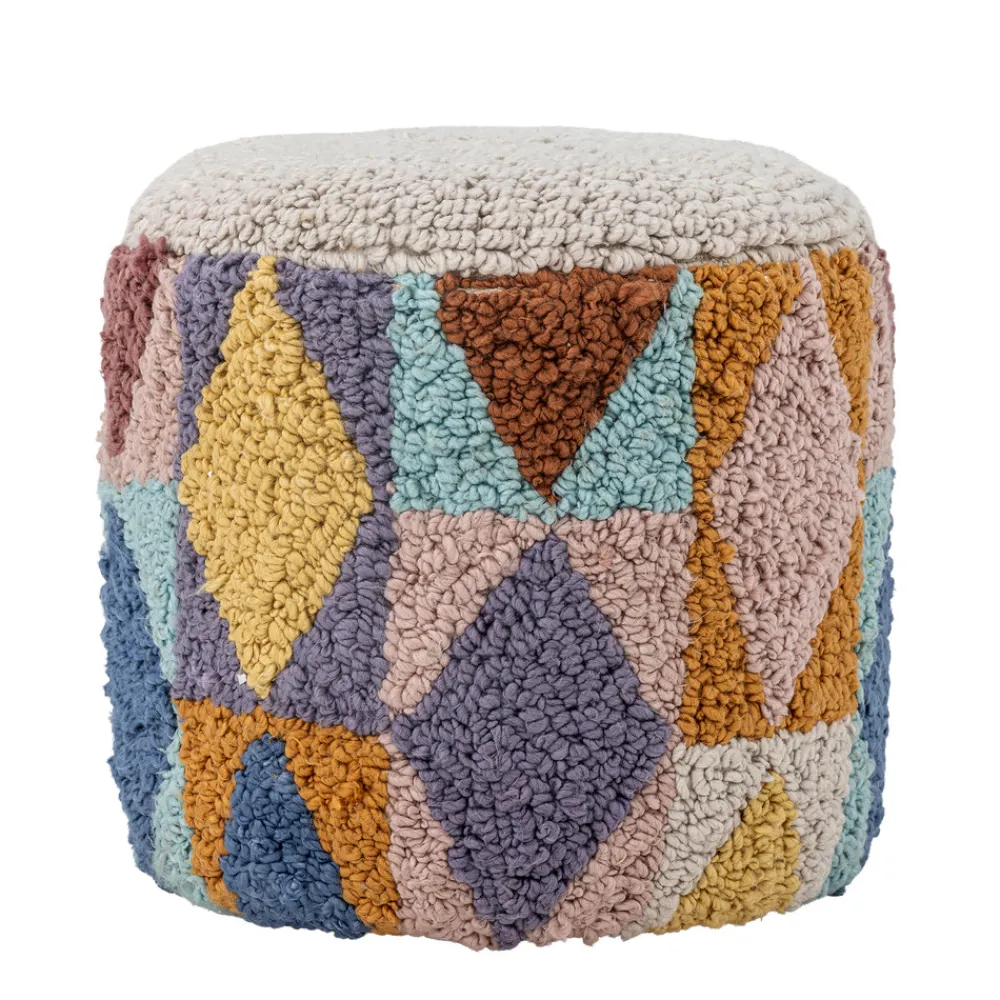 Bloomingvillemini Miaki Puf, Grå, Bomuld-Børn Bænke & Skamler