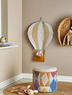 Bloomingvillemini Miaki Puf, Grå, Bomuld-Børn Bænke & Skamler