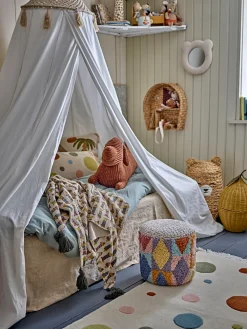 Bloomingvillemini Miaki Puf, Grå, Bomuld-Børn Bænke & Skamler