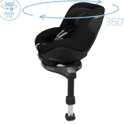 Maxi-Cosi Mica 360 Pro - authentic black- Autostole Med Integreret Baser|Autostole 40-125 Cm (0-6 År)