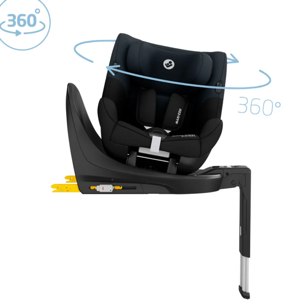 Maxi-Cosi Mica 360 S - tonal black- Autostole 61-105 Cm (3 Mdr.-4 År)