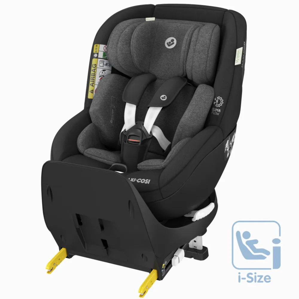 Maxi-Cosi Mica Pro Eco i-Size inkl. babyindsats - authentic black- Autostole Med Integreret Baser|Autostole 40-125 Cm (0-6 År)