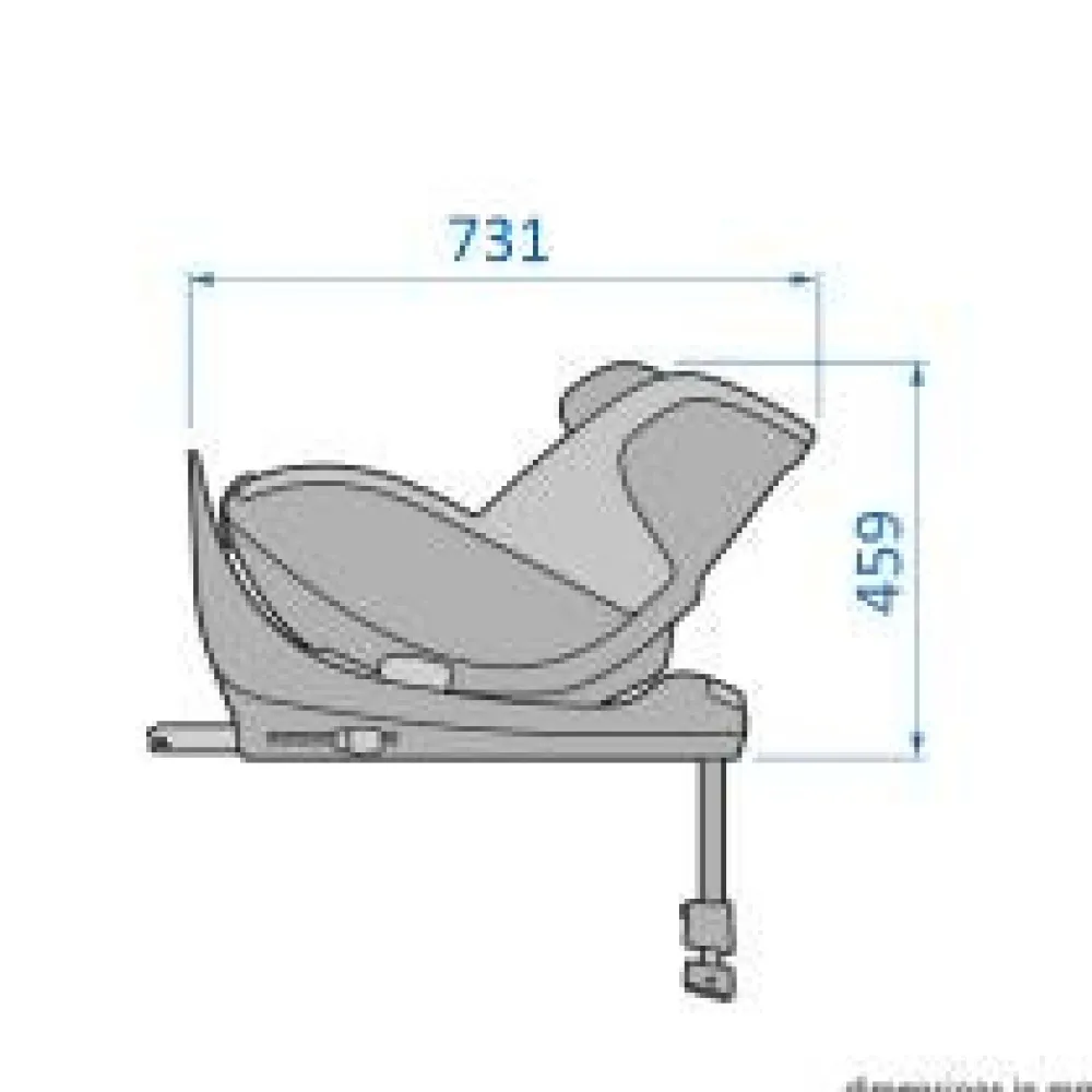 Maxi-Cosi Mica Pro Eco i-Size inkl. babyindsats - authentic black- Autostole Med Integreret Baser|Autostole 40-125 Cm (0-6 År)