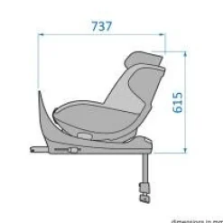 Maxi-Cosi Mica Pro Eco i-Size inkl. babyindsats - authentic black- Autostole Med Integreret Baser|Autostole 40-125 Cm (0-6 År)