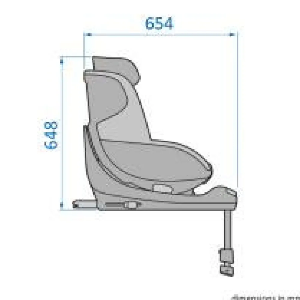 Maxi-Cosi Mica Pro Eco i-Size inkl. babyindsats - authentic black- Autostole Med Integreret Baser|Autostole 40-125 Cm (0-6 År)