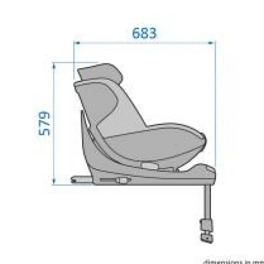 Maxi-Cosi Mica Pro Eco i-Size inkl. babyindsats - authentic black- Autostole Med Integreret Baser|Autostole 40-125 Cm (0-6 År)